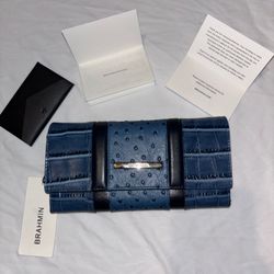 Brahmin leather wallet authentic