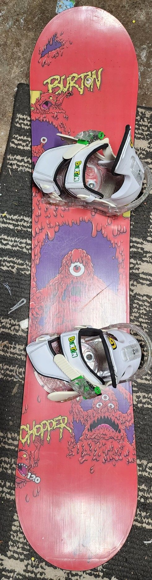 Burton Chopper Snowboard 120cm Kids Monster