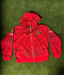 Supreme x Vanson Leathers Spider Web Zip Hoodie