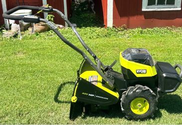 RYOBI 40V HP Brushless 18 in. Battery Powered Rear Tine Tiller