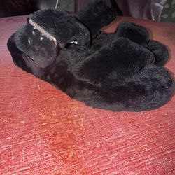 UGG Fuzzy Wedge Sandal