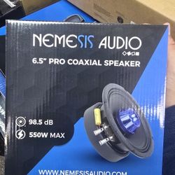 Nemesis Audio NA-PRO65 6.5" Pro Coaxial Speaker. 