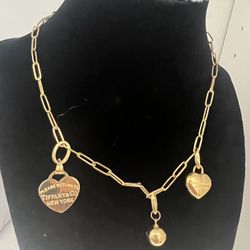 18k Real Gold Necklace 