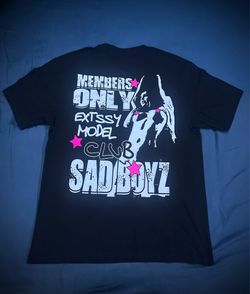 Sad Boyz Members Only black Tee