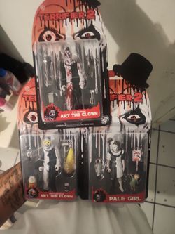 Terrifier figures from Trick or Treat Studios