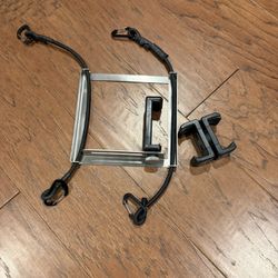 Fence mount for phone.  Includes Tripod Mount for Pocketradar 