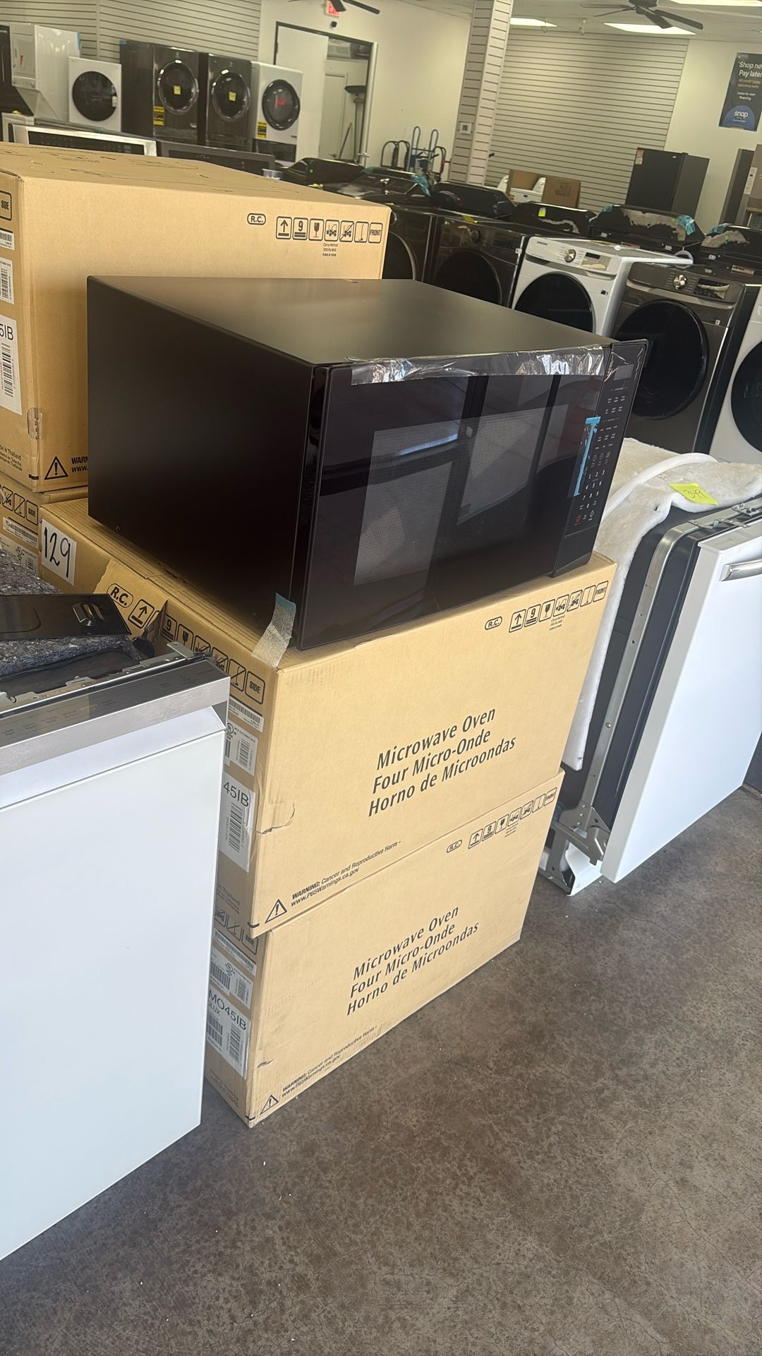 Built-in microwaves