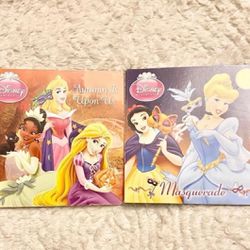 Set of 2 Disney Princes Board Books: Autumn Is Upon Is & Masquerade