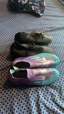 Nike and adidas soccer cleats