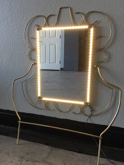 Mirror lights installed