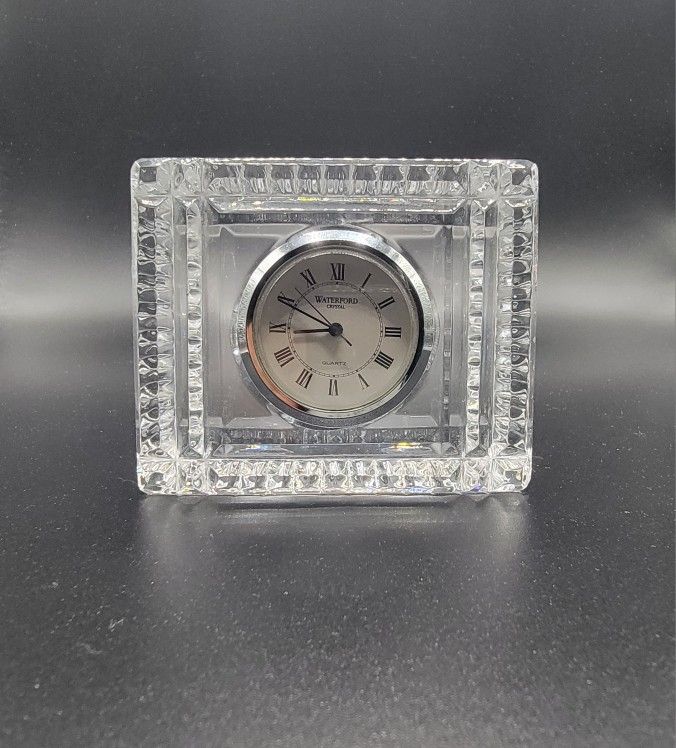 Waterford Crystal Desk Clock
