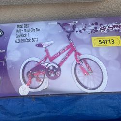 Brand New 16 Inch Kids Bike With Training Wheels 