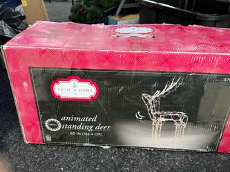 Trim A Home Animated Standing Deer 60 Inch