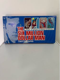 Six Million Dollar Man board game Complete 1975 Vintage Based on the TV show