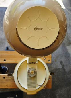 1960s Oster portable beauty salon hair dryer.