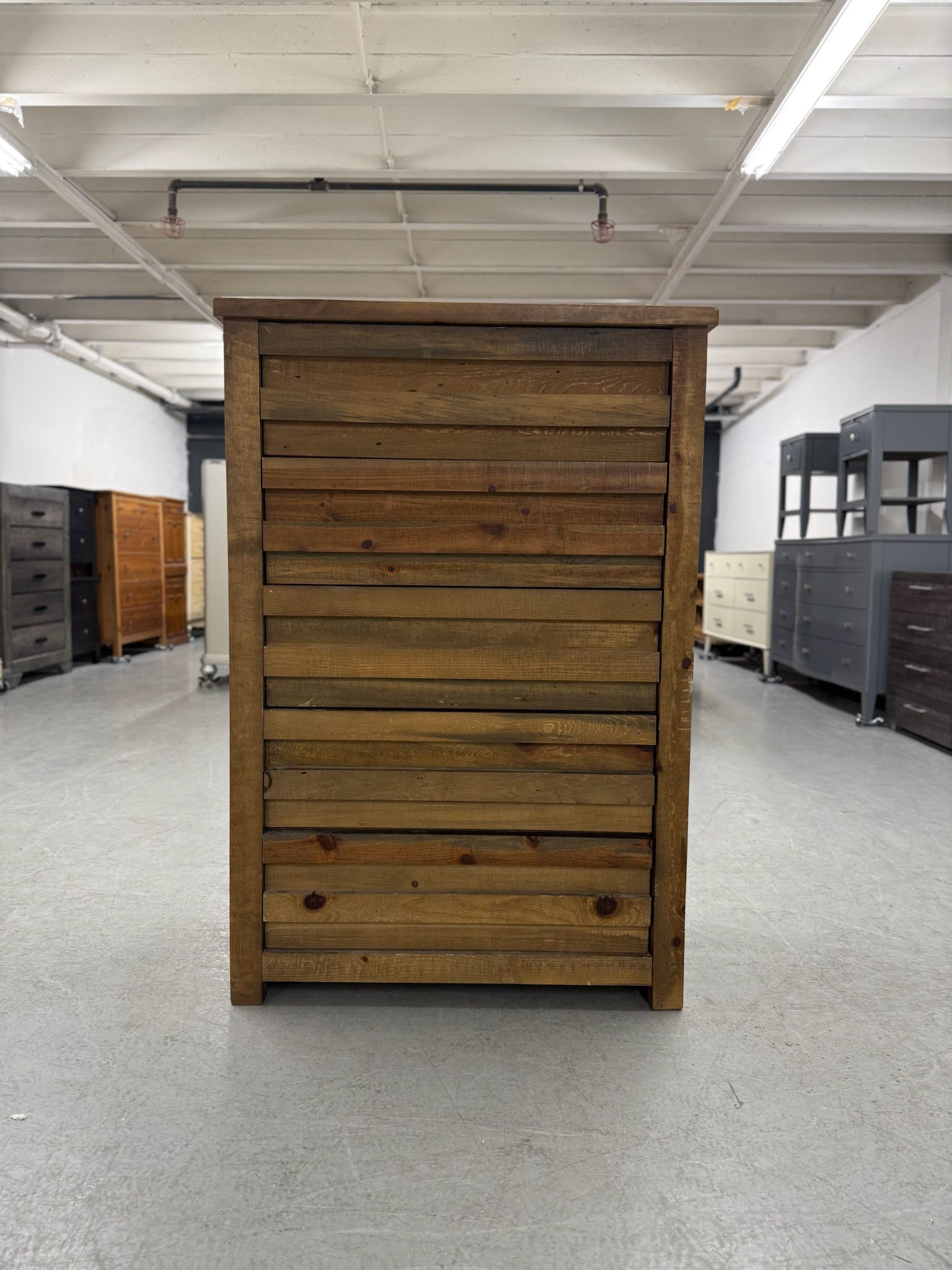 Modern Rustic Farmhouse Wood 5 Drawer Dresser