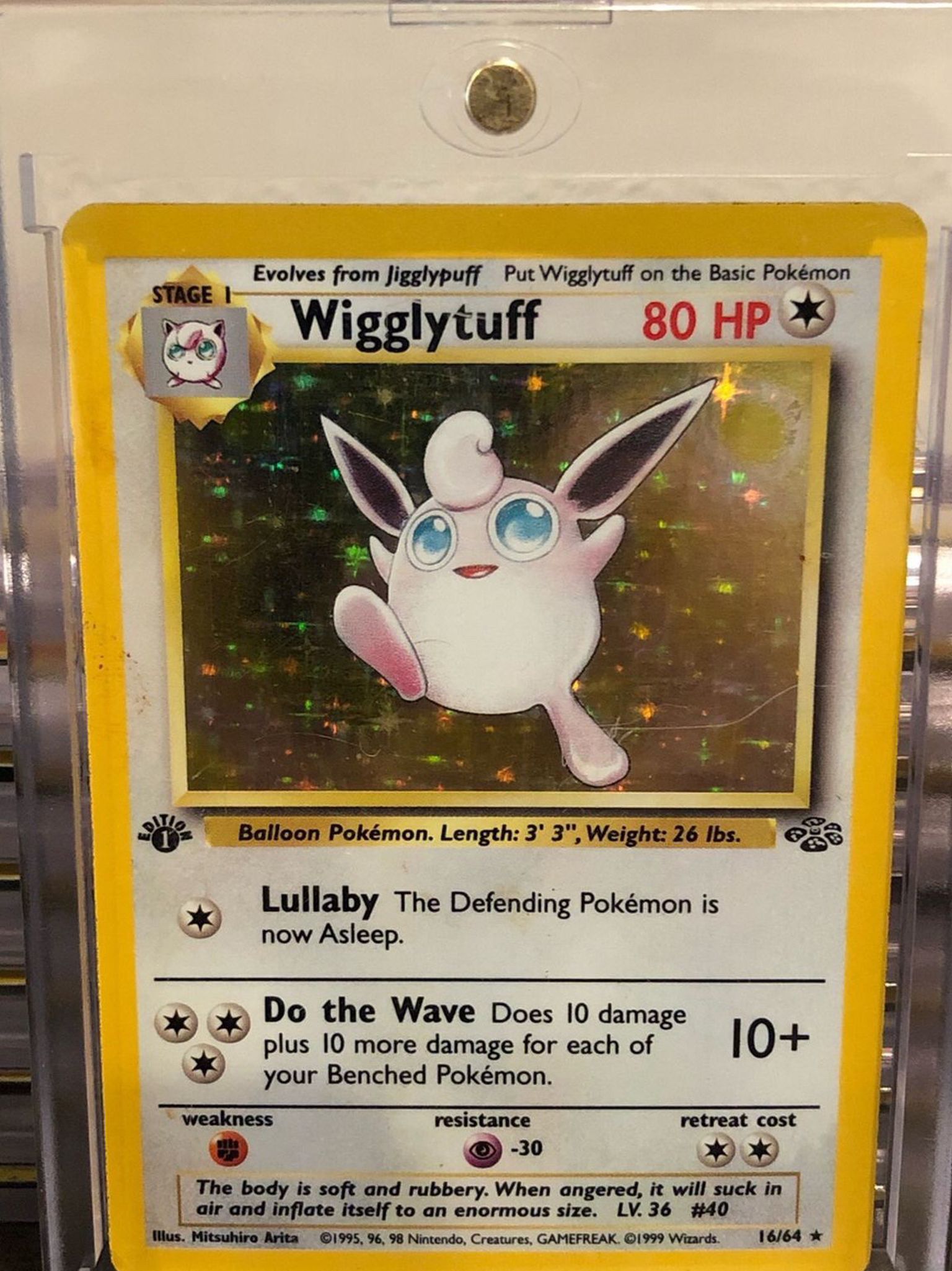 1999 Pokemon First Edition Wigglytuff