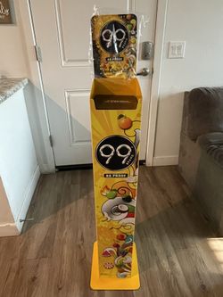 99 brand pop up bin