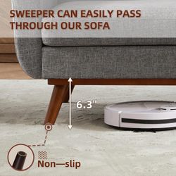 65.2" W Loveseat Sofa grey