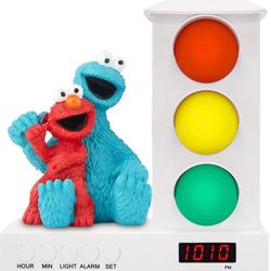 Sesame Street Digital Alarm Clock - Elmo & Cookie Monster