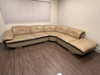 Used leather couch