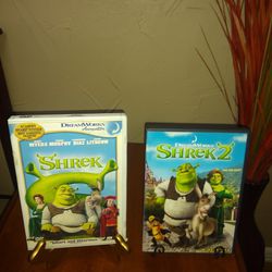 Shrek & Shrek 2 DreamWorks Animations DVD