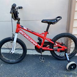 Schwinn Bike 16” With Training Wheels 