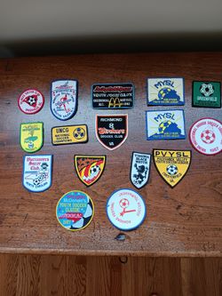 16 Vintage Soccer Patches 