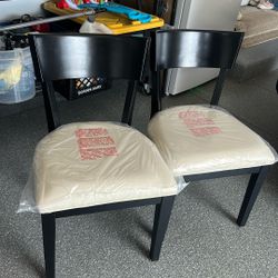 Brand New Dining Chairs – Set of 4 (2 Assembled, 2 Unopened