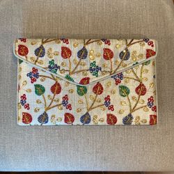 Embroidered Bag With Sling