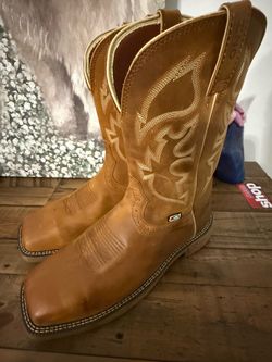 Justin RUSH 11" WATERPROOF STEEL TOE size 11D
