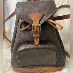 Authentic Louis Vuitton Montsouris PM Backpack