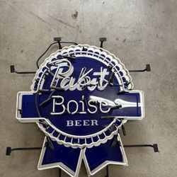 Pbr Beer Sign Boise