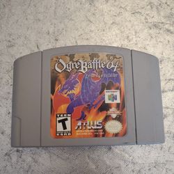 Rare Ogre Battle 64: Person of Lordly Caliber Nintendo N64  video game 