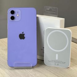 UNLOCKED iPhone 12 Purple 64GB