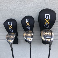 GX-7 14* Driver, 18* & 21* WOOD SET GOLF CLUBS