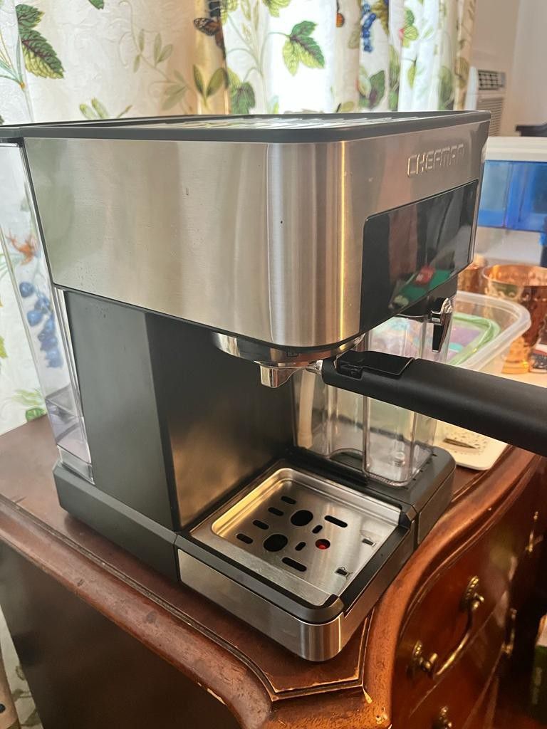 Chefman 1.8L Barista Pro Espresso Machine, Stainless Steel