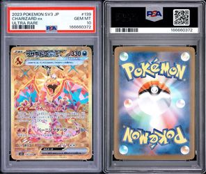 PSA 10 Charizard ex #139 Ultra Rare – Japanese Ruler of the Black Flame – Pokemon TCG Card