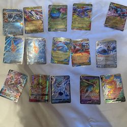  Pokémon Card Lot EX / V / VMAX (15 Cards) – Holo Bundle