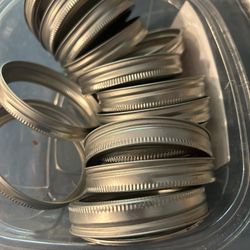 12 Mason Jar Lids/ Wide