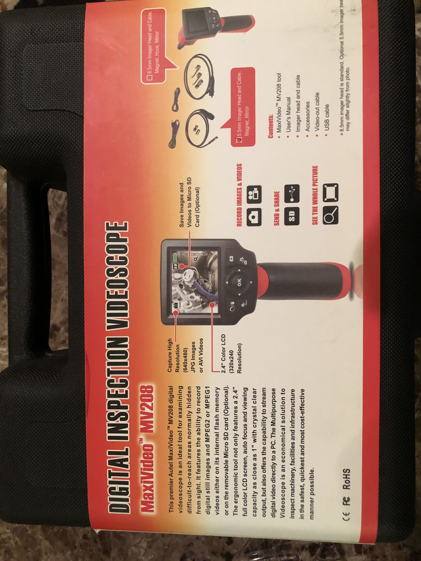 Autel digital videoscope