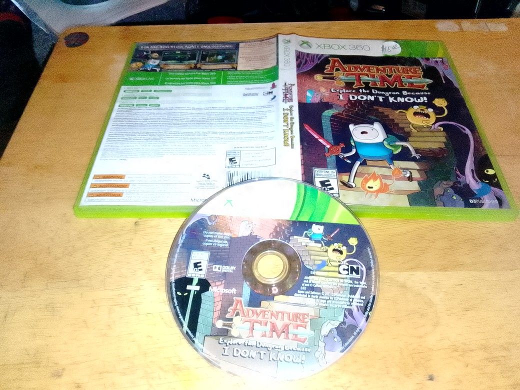 Xbox 360 Game Adventure Time Explore The Dungeon Because I Don't Know!