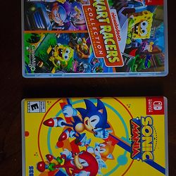 Nintendo Switch Games Bundle - 4 Games (2 Cartridges) - $50