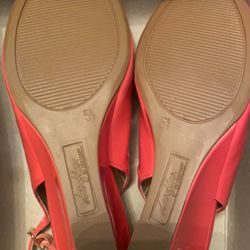 Salmon colored wedge