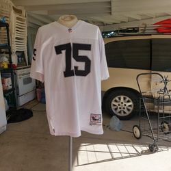 Vintage Throwbacks Mitchell And Ness Los Angeles Raiders  Howie Long Jersey Size 3XL 