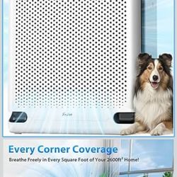 New Air Purifiers for Home Large Room Up to 2600 Ft², HEPA, Washable Filter