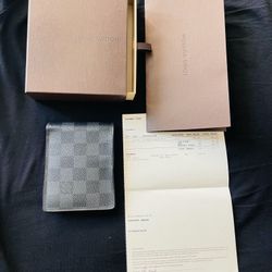 Louis Vuitton Damier Graphite Black/Grey Authentic Men’s Wallet 