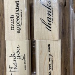 Stampin’ Up Thank You Stamps