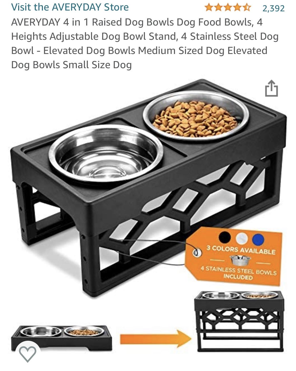 Elevated Dog Bowls