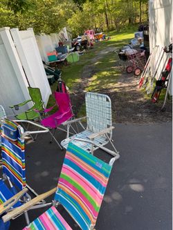 Beach chairs 15$